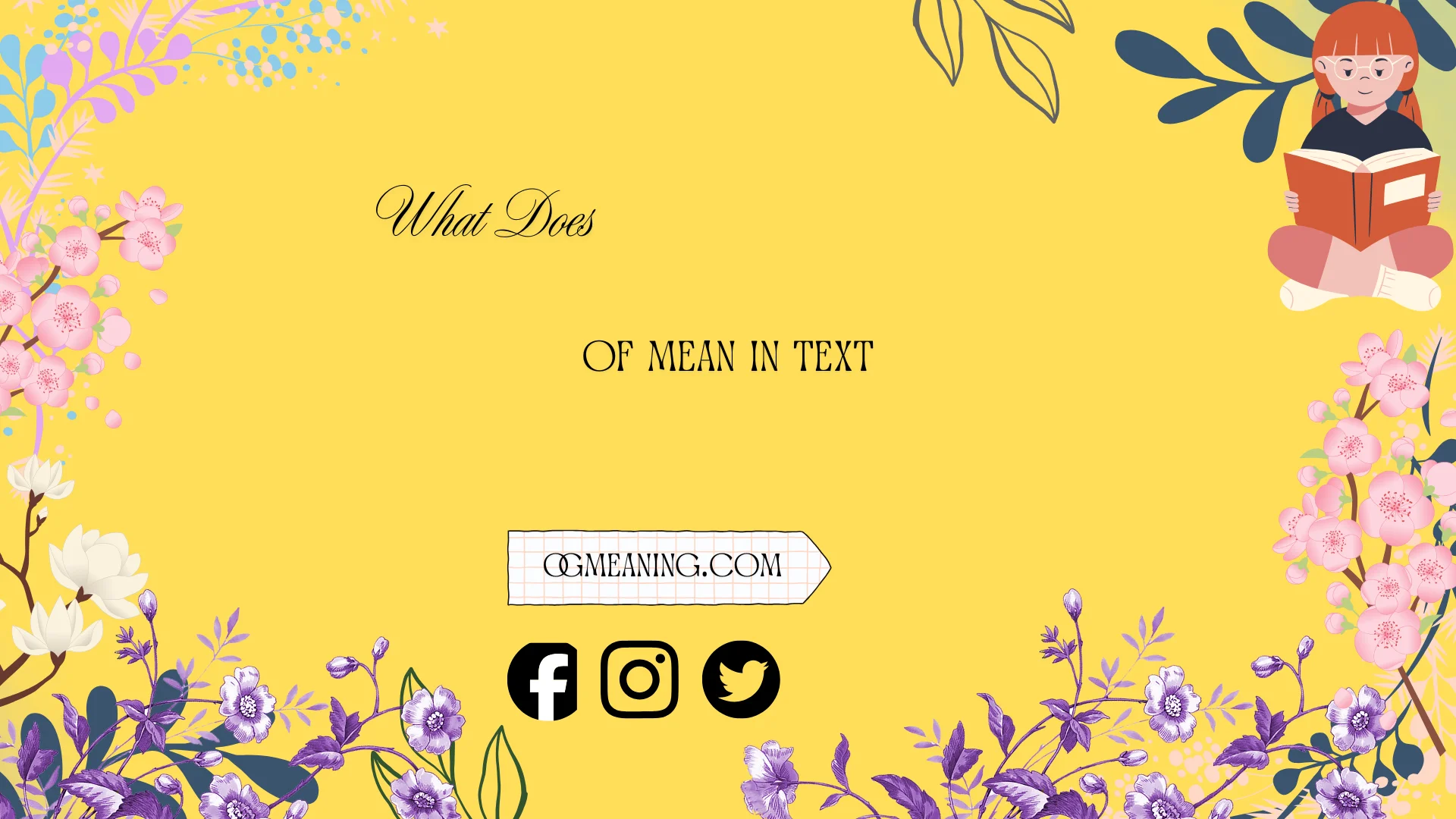what does of mean in text