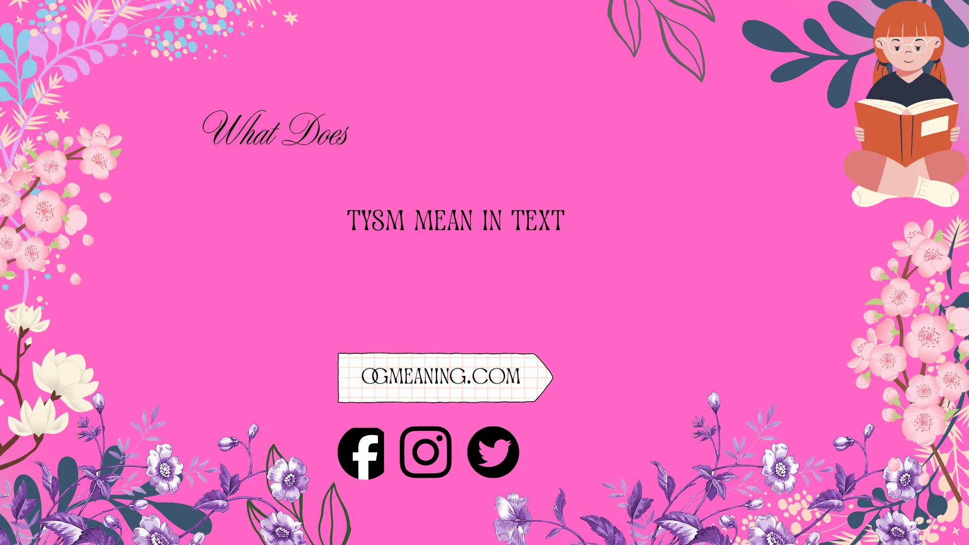 what does tysm mean in text