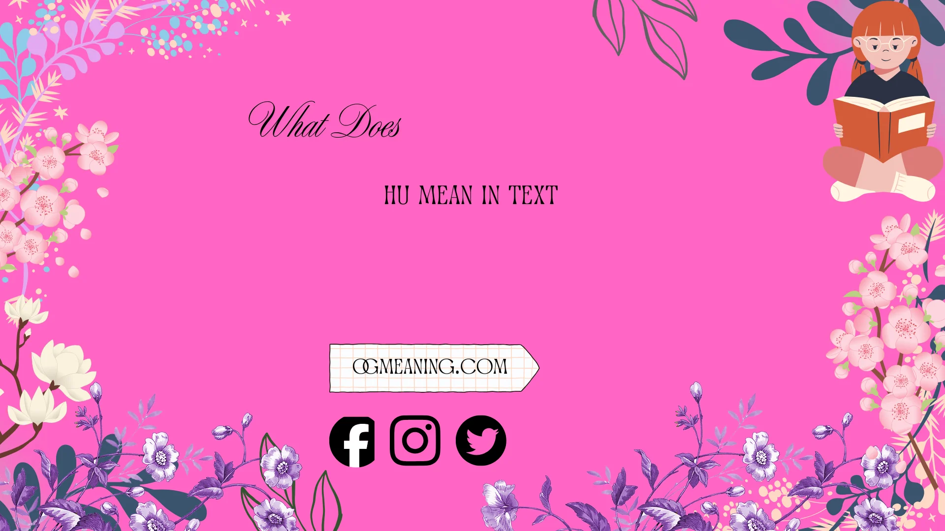 What Does HU Mean in Text