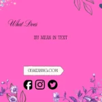wyf meaning in text