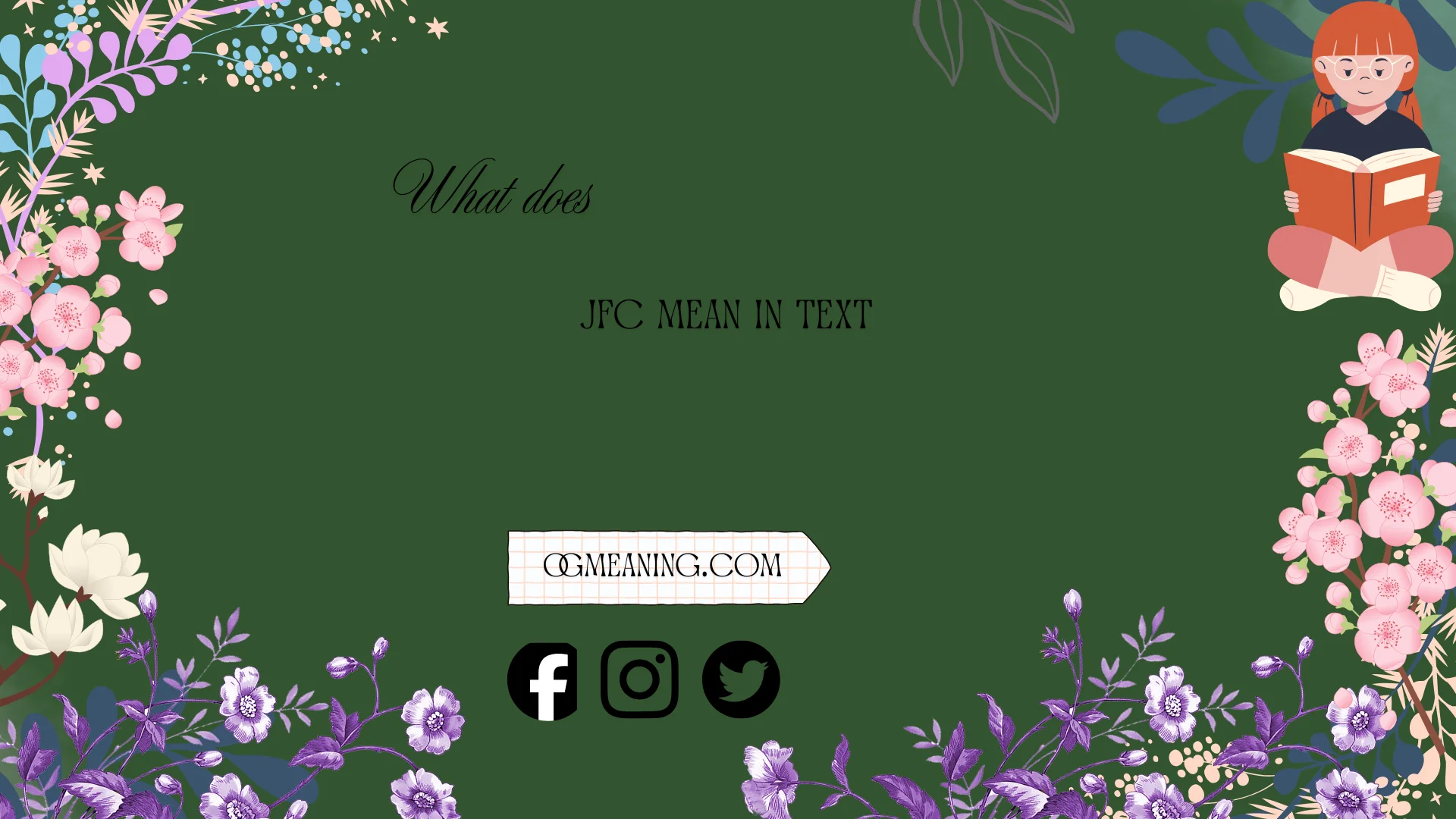 what does jfc mean in text