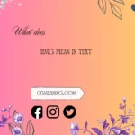 what does hmg mean in text