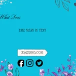 what does dhz mean in text