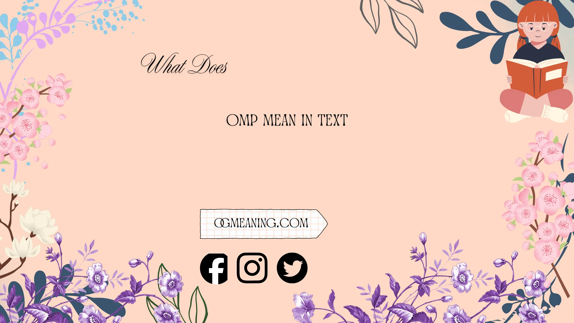 what does omp mean in text