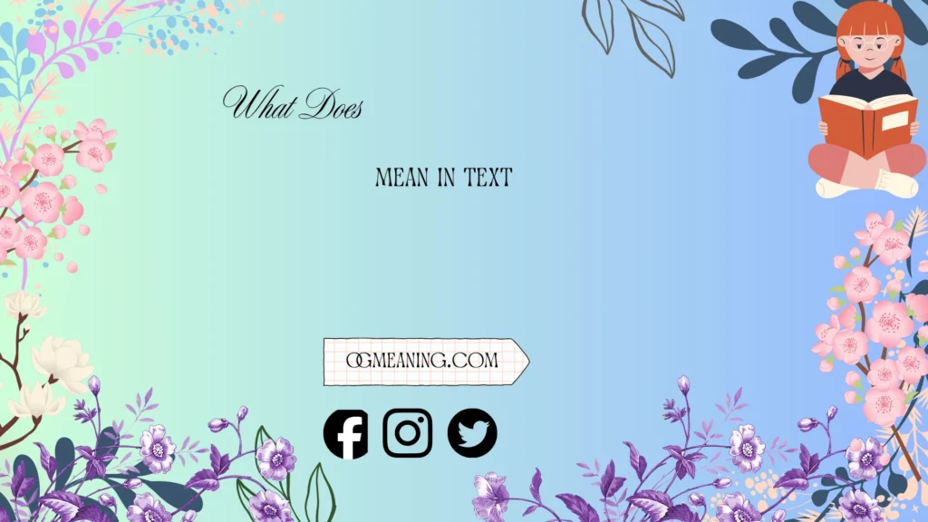 what does ___ mean in text