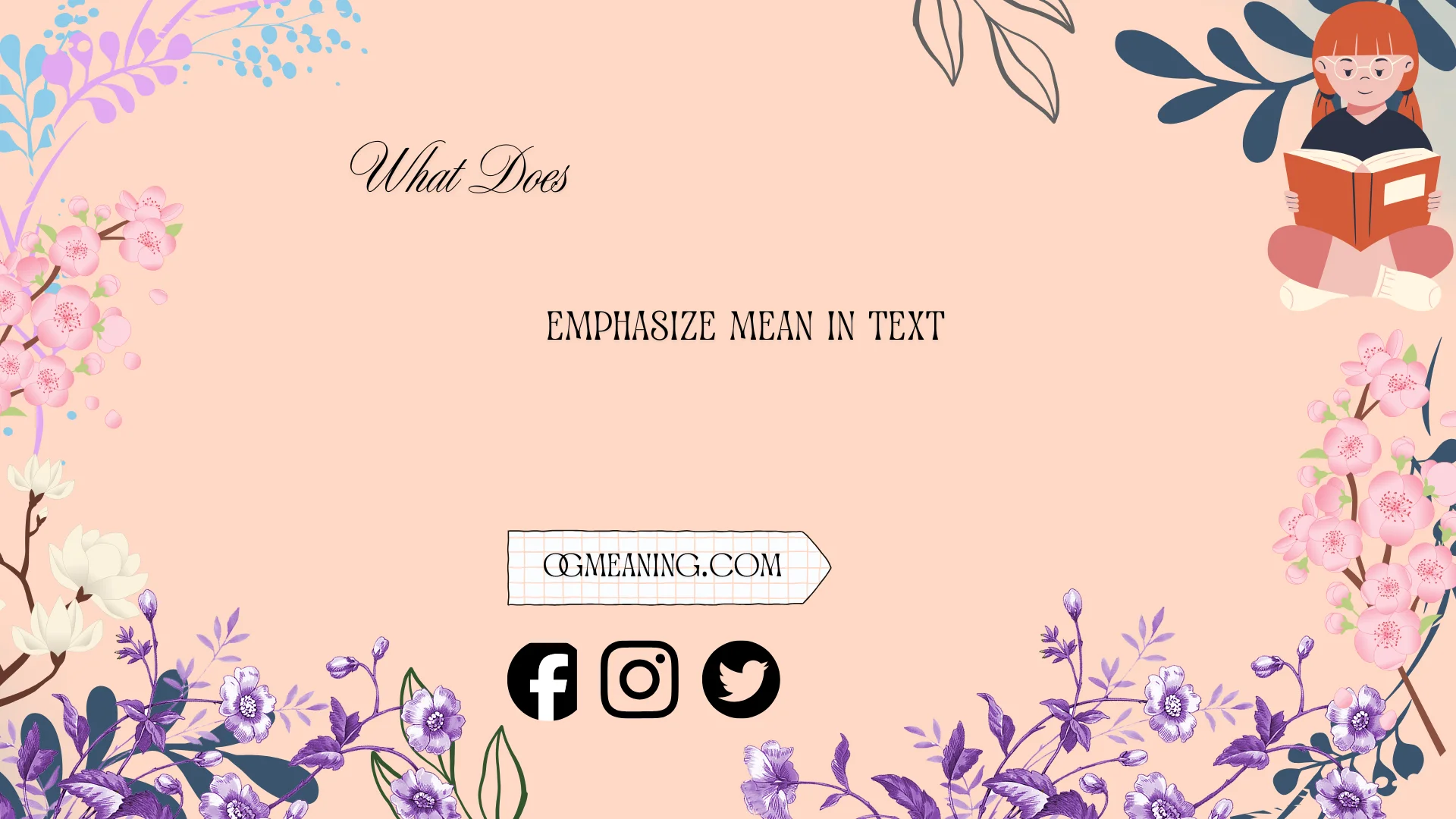 what does emphasize mean in text