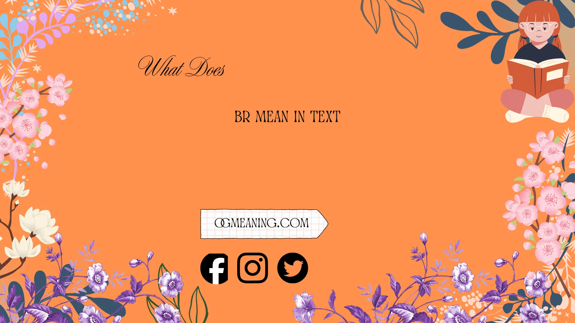 what does br mean in text