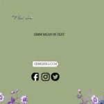 what does hmm mean in text