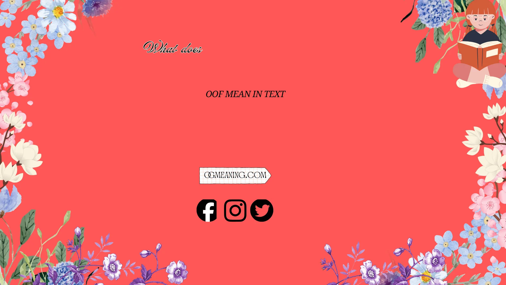 what does oof mean in text