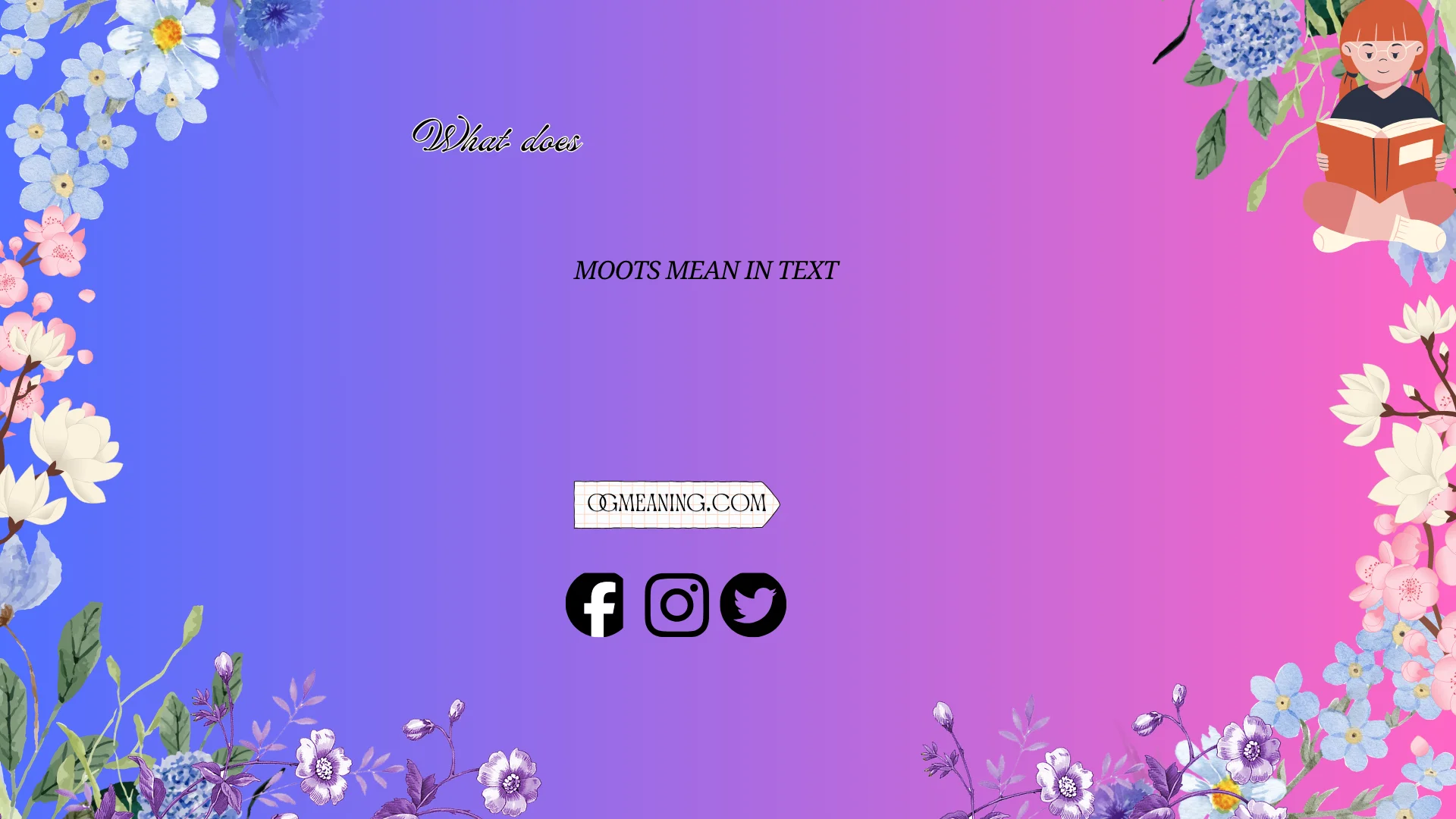 what does moots mean in text