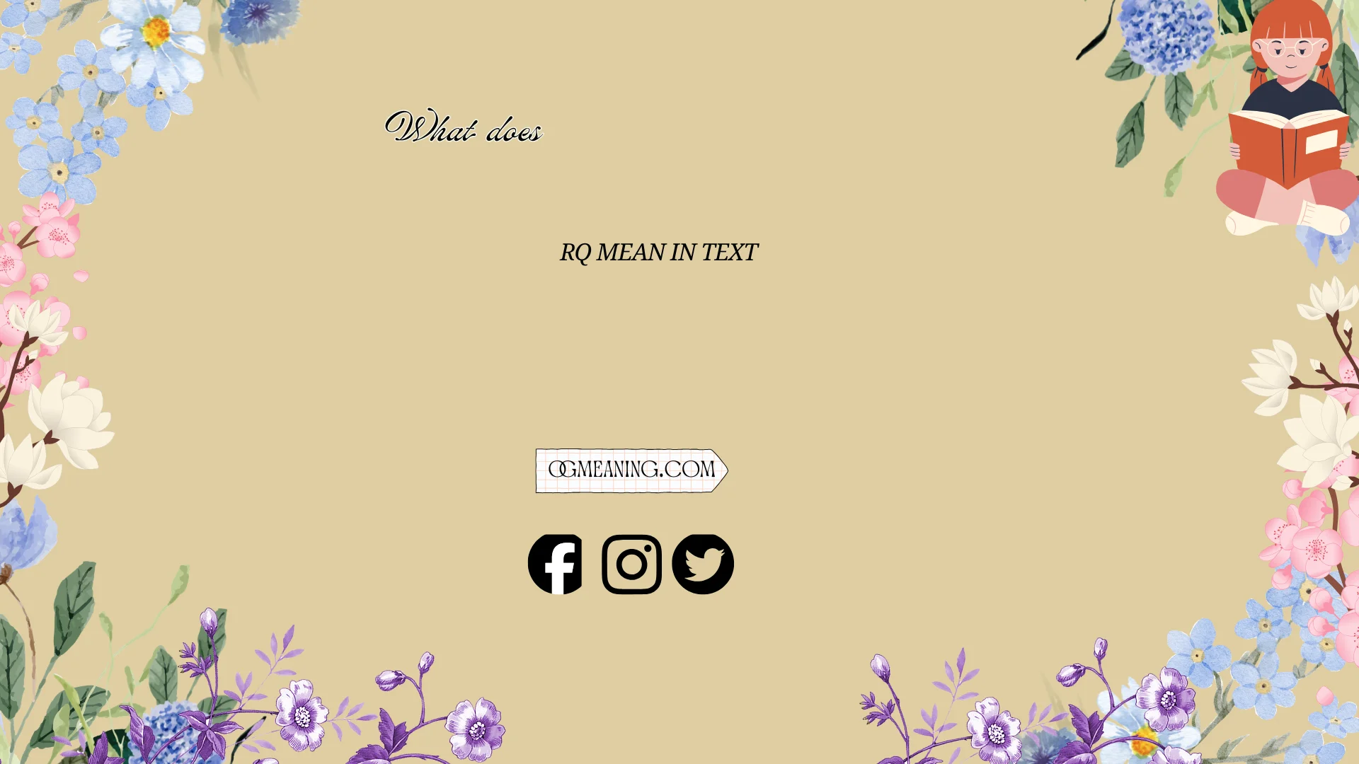 what does rq mean in text