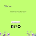 what does womp womp mean in slang