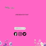 what does onb mean in text
