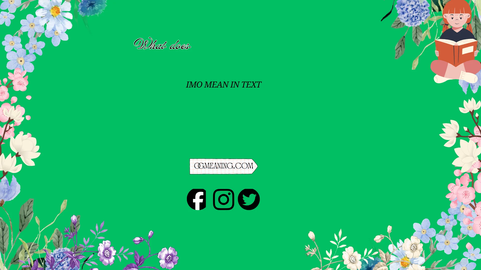 what does imo mean in text