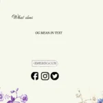 what does og mean in text