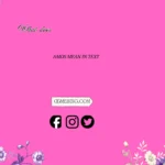 what does amos mean in text