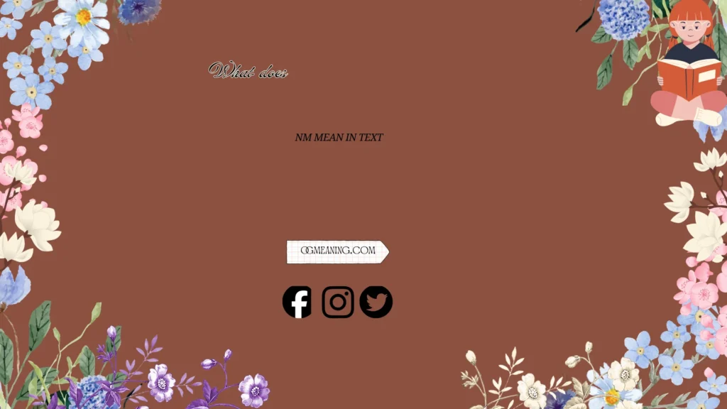 what does nm mean in text