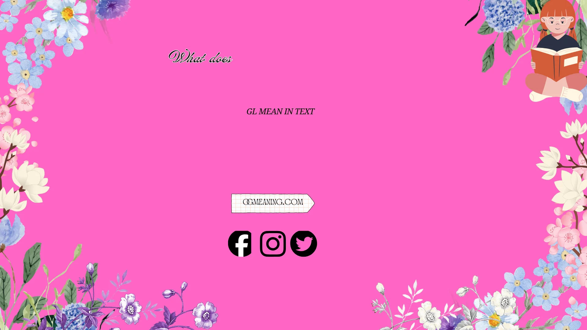 gl mean in text