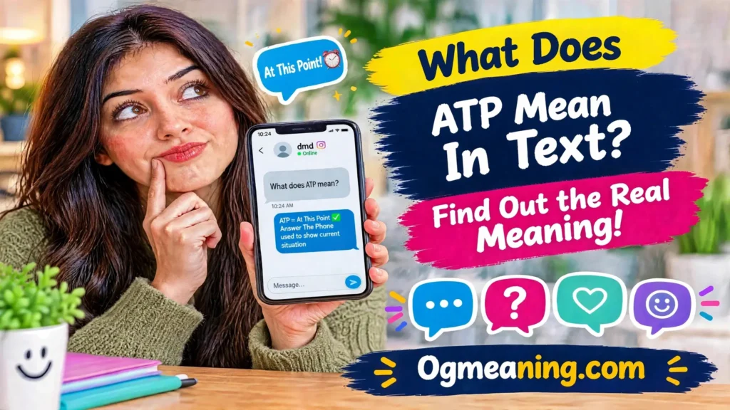 what does atp mean in text