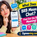 what does it mean brb in chat