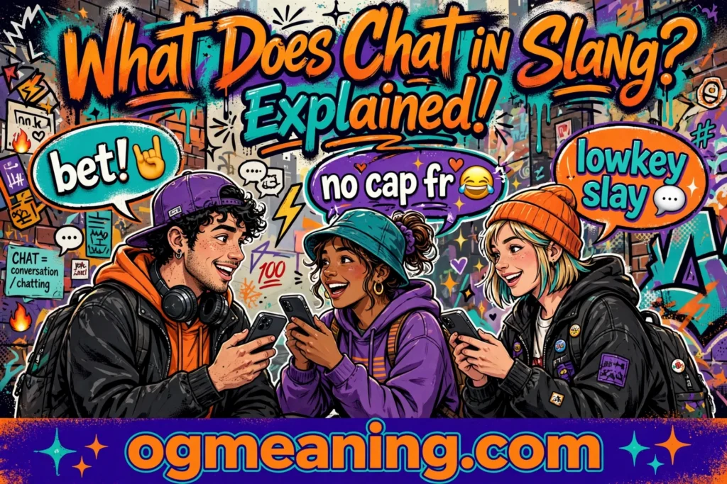 what does chat mean in slang