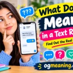 what does ... mean in a text reply