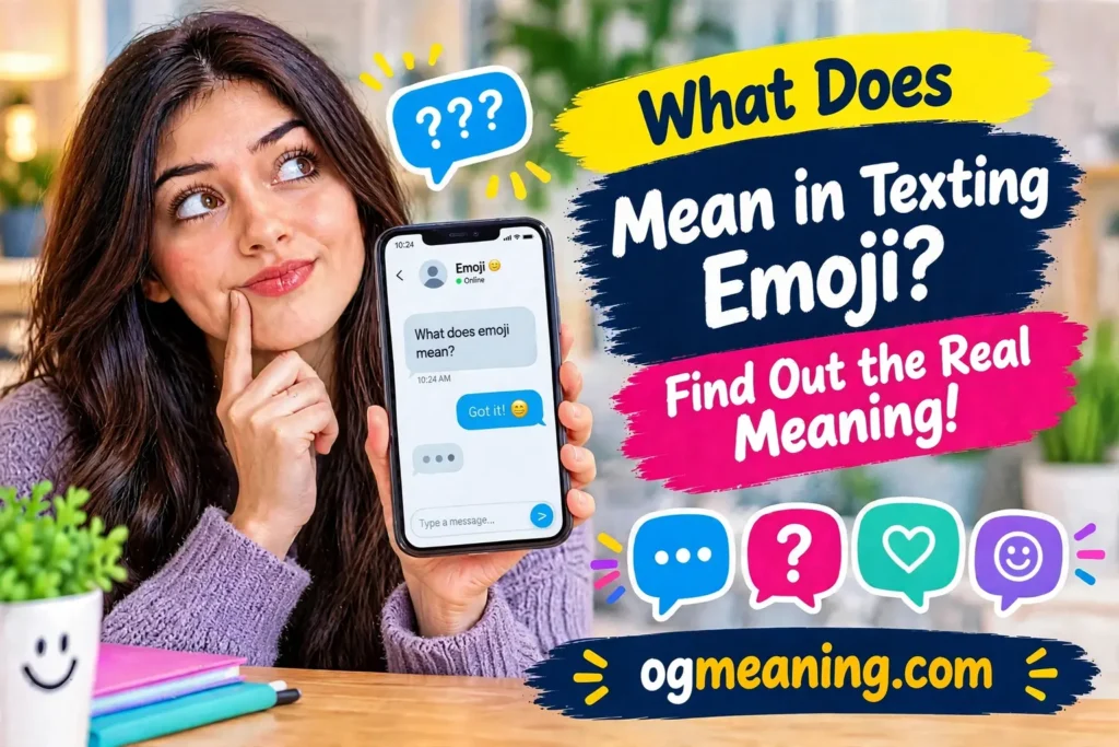what does emoji mean in texting