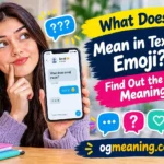 what does emoji mean in texting