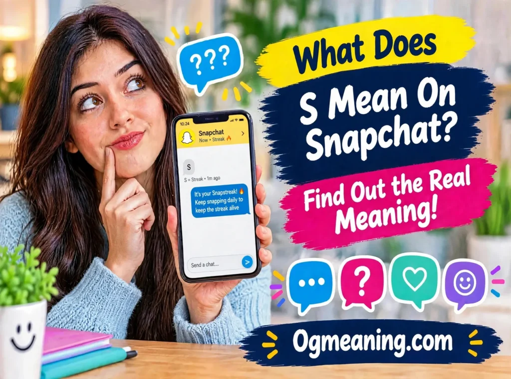 what does s mean on snapchat
