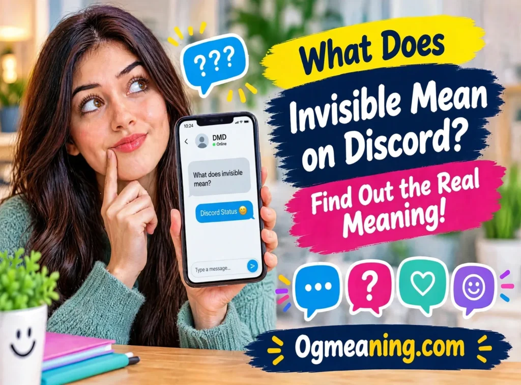 what does invisible mean on discord