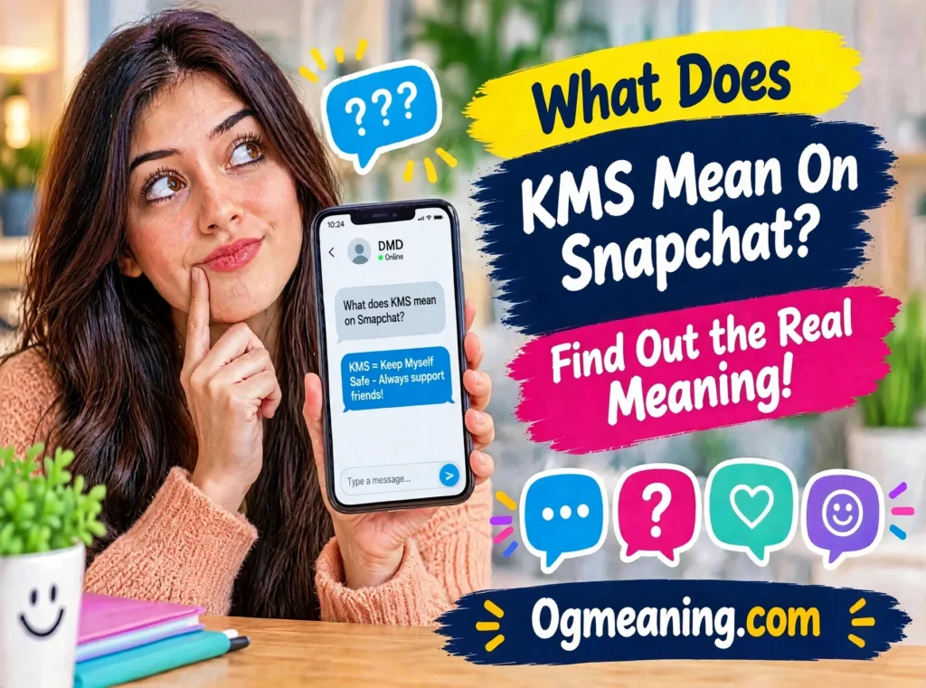 what does kms mean on snapchat