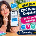 what does kms mean on snapchat