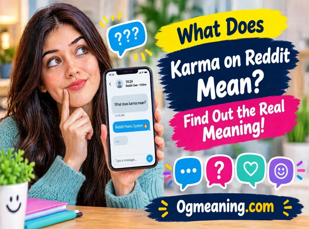 what does karma on reddit mean