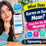what does karma on reddit mean