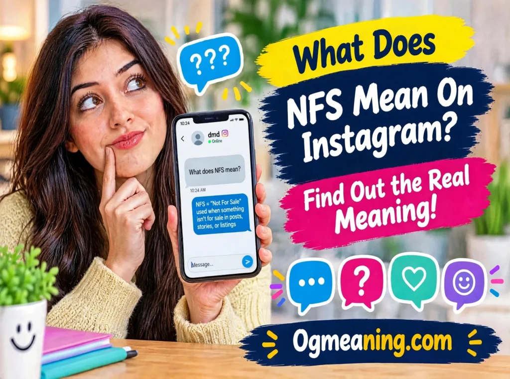 what does nfs mean on instagram