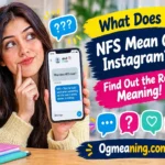 what does nfs mean on instagram