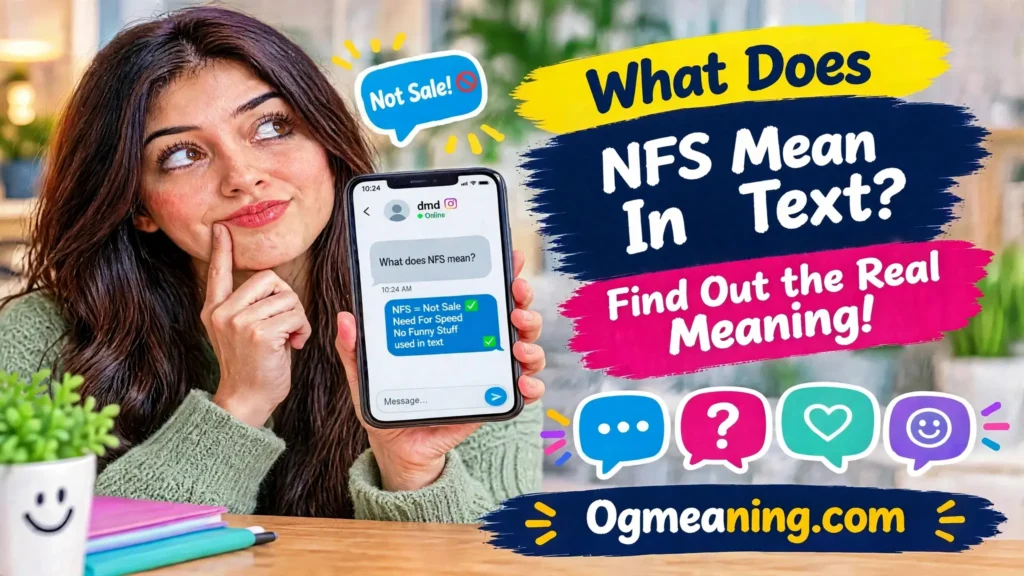 what does nfs mean in text
