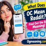what does oc mean on reddit