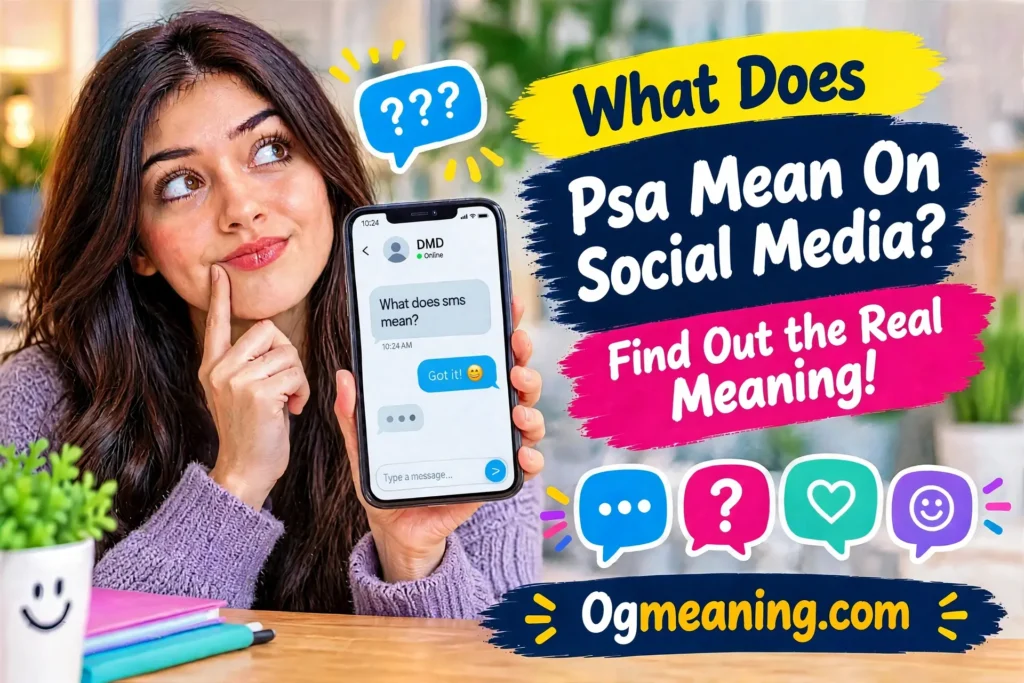 what does psa mean on social media