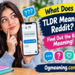 what does tldr mean on reddit