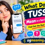what does tuss mean in a text message