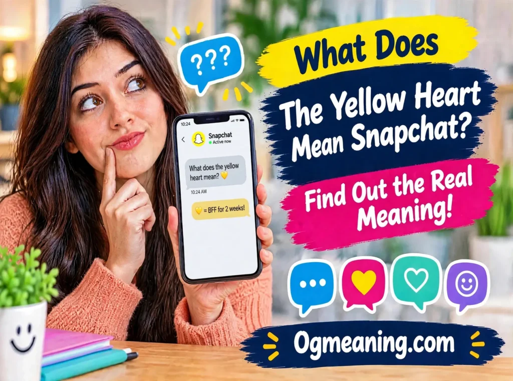 what does the yellow heart mean on snapchat