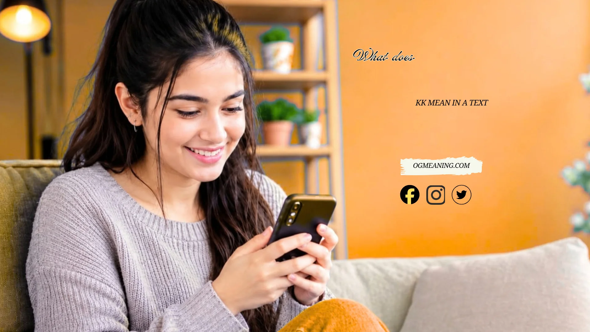 kk meaning in text