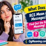 what does rcs mean in messages