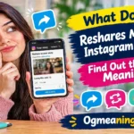 what does reshares mean on instagram story