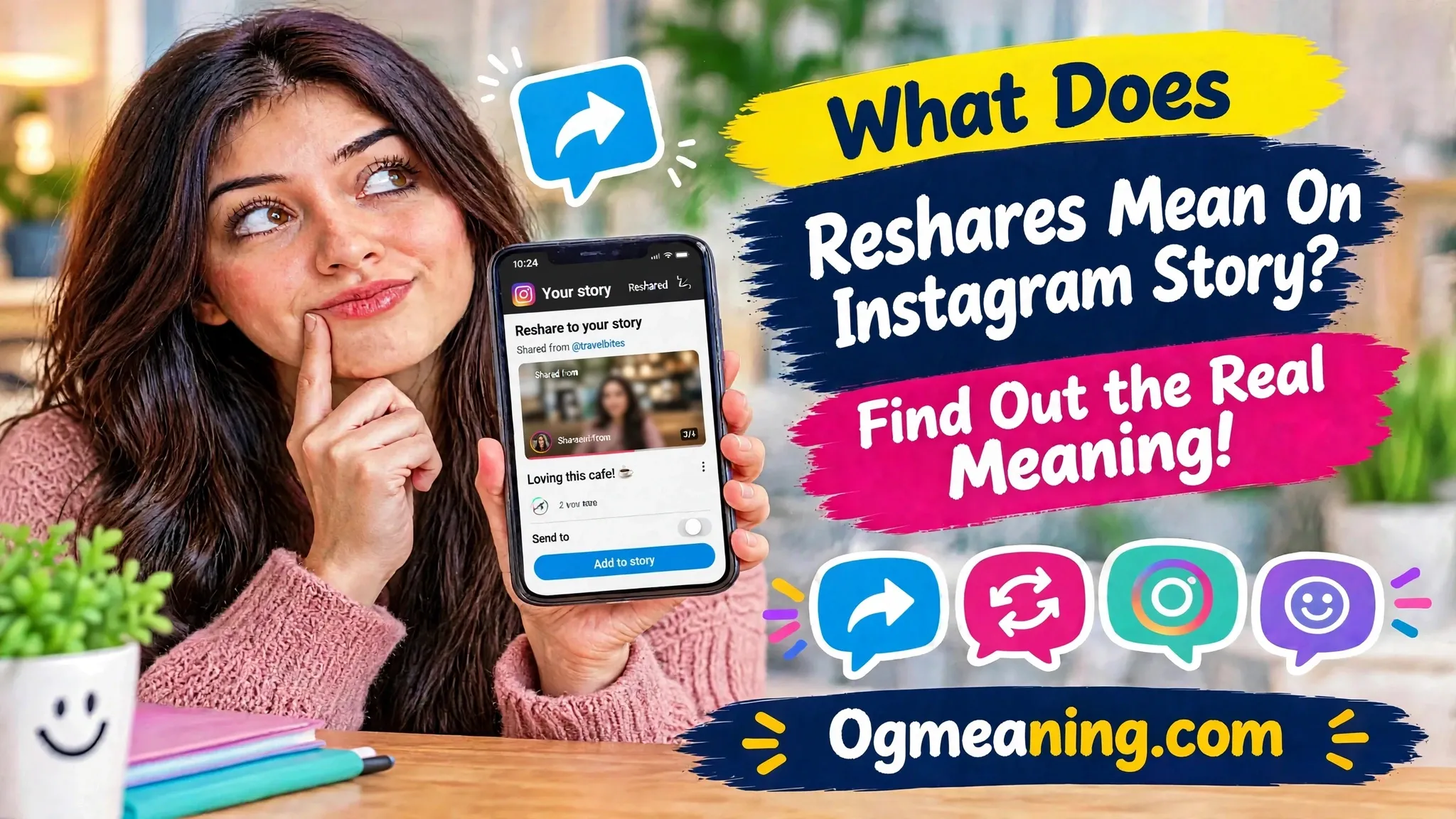 what does reshares mean on instagram story