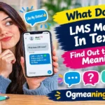 what does lms mean in text
